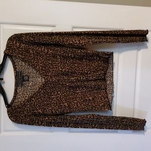 Blouse/ animal print